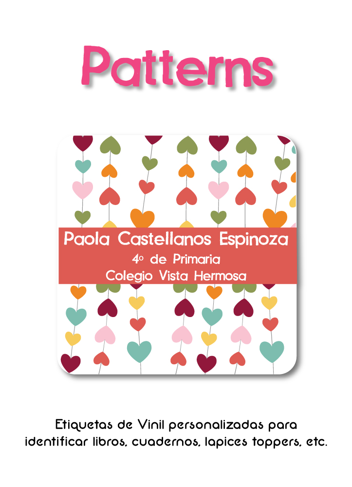 Escuela Vinil Patterns