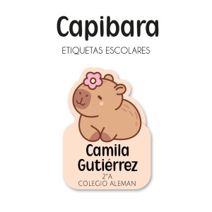 Escuela Adheribles Capibara